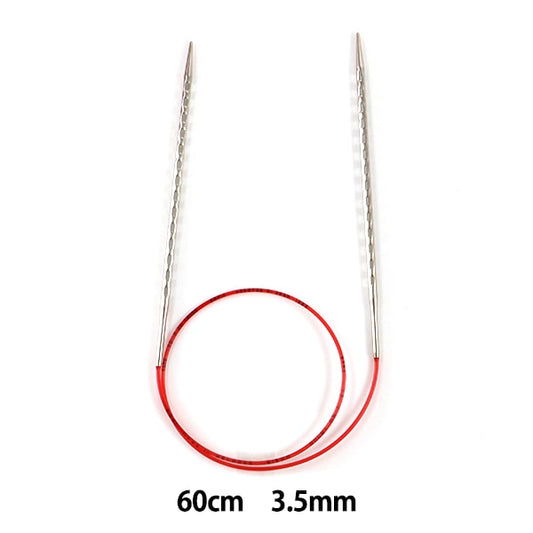 إبر الحياكة 『 رواية إضافية 』 إبرة دائرية إبرة مقاس 60 سم مقاس 3.5 مم إضافي