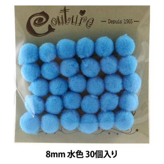 Handicraft parts "Bonten 8mm 6. 30 light blue" Terai