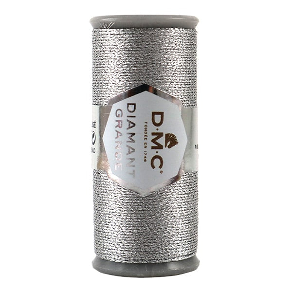 Embroidery yarn "DMC Diamant Grande (Diamant Grande) Silver G415" DMC DM Sea