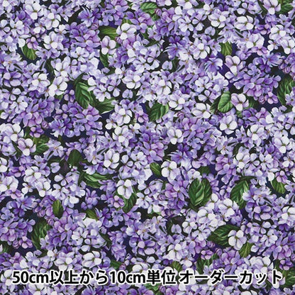 [Dalla quantità 5] tessuto "stampato a getto d'inchiostro Bloom 27787V" Cotton USA