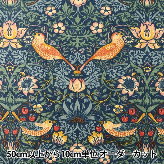 [From quantity 5] Fabric "Best of Morris Sheeting Strawberry Thief 33490-20]