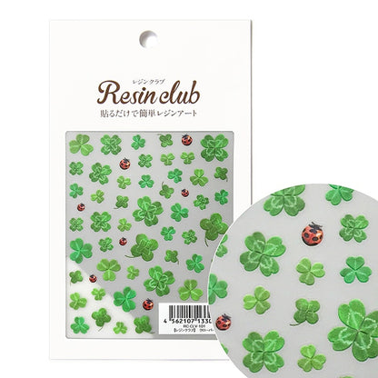 Resin material "resin seal clover double-sided RC-CLV-101" resin club