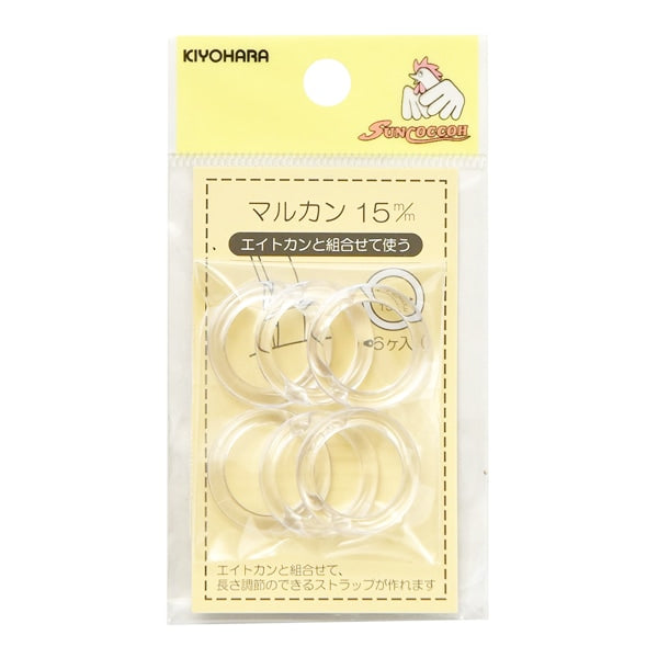 Handwerksteile "Markan 15mm 6 Stück klare" Suncoccoh Sankokko KIYOHARA