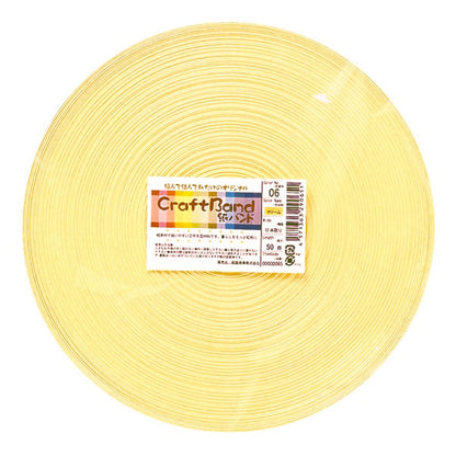 Грузовая полоса "Craft Paper Band около 50 м 6 -й цветной крем" Корпорация Коня