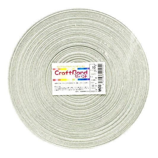 수예밴드 "크래프트 페이퍼 밴드 약 50m 10th silver"Konya Shoji