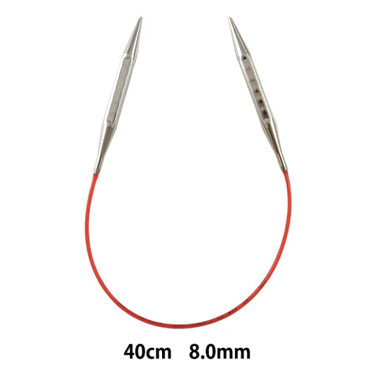 إبر الحياكة 『 رواية إضافية 』 إبرة دائرية 40 سم 8.0 ملم إضافي