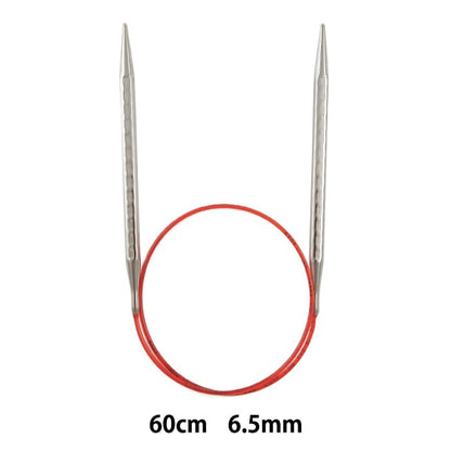 إبر الحياكة 『 رواية إضافية 』 إبرة دائرية 60 سم 6.5 ملم إضافي