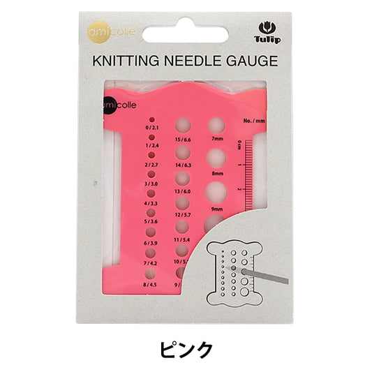 Knitting supplies "Ame needle gauge pink AC-056" TULIP tulip