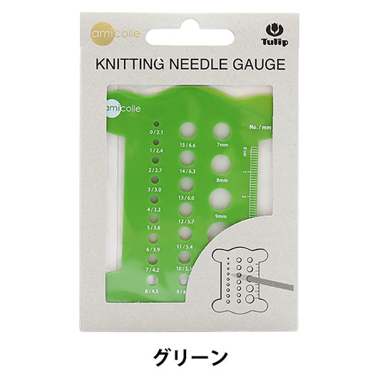 Knitting supplies "Ame needle gauge gauge thread green AC-058" TULIP tulip