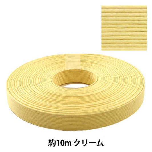 Craft band "Craft Paper Band Approximately 10m Cream" Konya Shoji