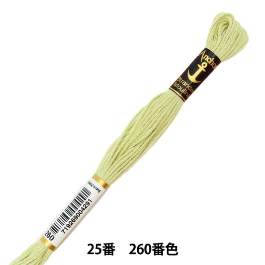 Embroidery thread "Anchor (anchor) 25th embroidery thread 260th color"