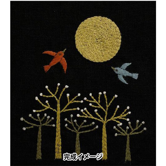 Kit de broderie "Macabaris 12 mois Motif et pleine lune JPT47" DMC DMSEA