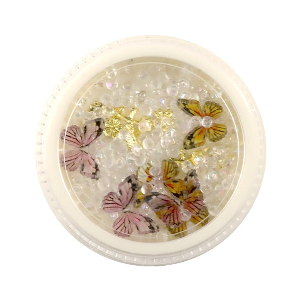 樹脂材料“ Vijucrail Butterfly Butterfly Mix D大約1.2G 10-3077”東京貿易