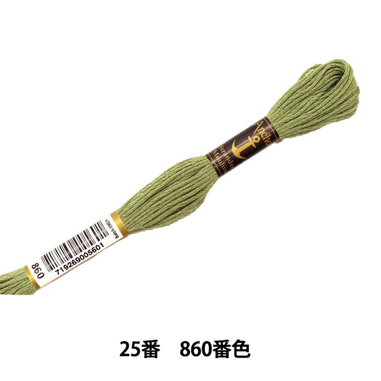 Embroidery thread "Anchor (anchor) 25th embroidery thread 860 color"