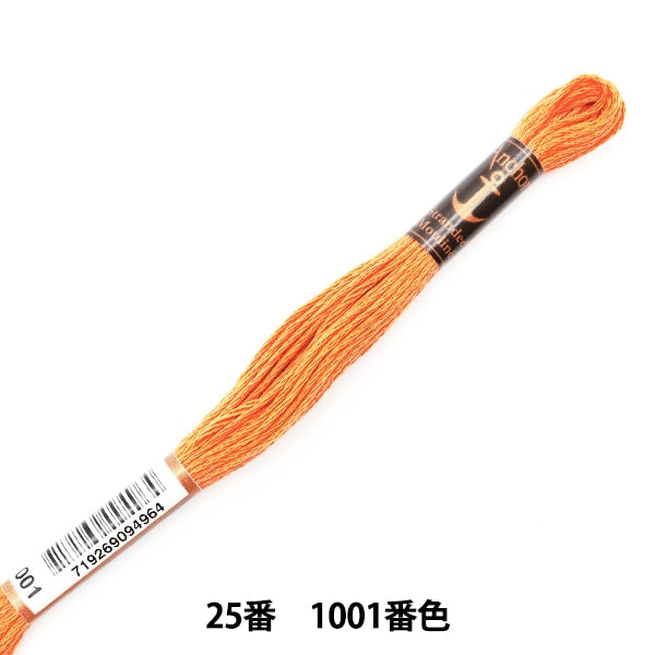 Embroidery thread "Anchor (anchor) 25th embroidery thread 1001 color"