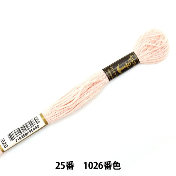 Embroidery thread "Anchor (anchor) 25th embroidery thread 1026 color"