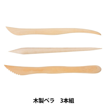 Clay tool "Wooden Bella 3 set 16cm 202725" Padico Pajico