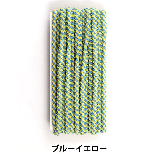 Elastic cord "Soft maskElastic cord Blue Yellow Sun41-92] SUNCOCCOH Sankokko KIYOHARA