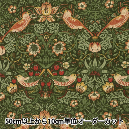 [来自数量5] 织物 “ Moda Best of Morris Fall Best Morris Strawberry Sea 33490-19”