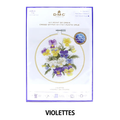 Importiertes Stickkit "Cross Stitch Violettes Bk1937"