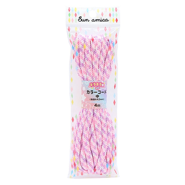 Craft Cord "Code Lame Mix 4m Purple Pink RMC-01"