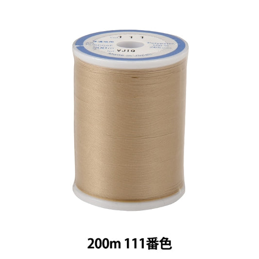 Fil pour machine à coudre 『DARUMALoftie # 60 200M 111 Couleur] Daruma DARUMA Yokota