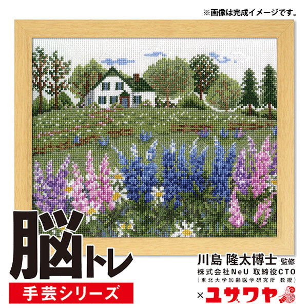 Kit de bordado "Handicraft Cross Cross Stitchan's House Yn-12"