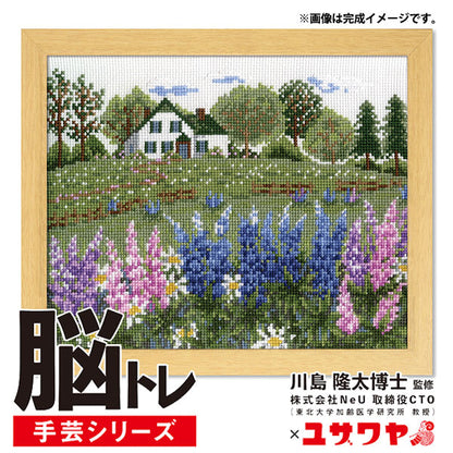 Kit de bordado "Handicraft Cross Cross Stitchan's House Yn-12"