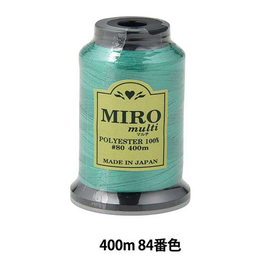 缝纫机线 “ Milo Multi Rock缝纫机线 80th 400m卷84颜色]