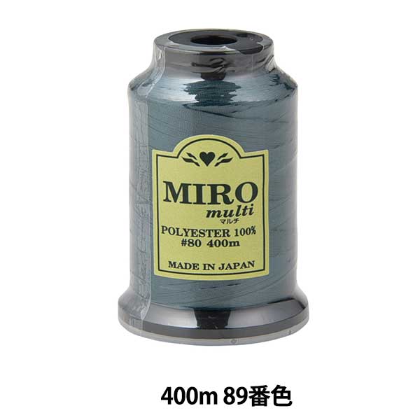 缝纫机线 “ Milo Multi Rock缝纫机线 80th 400m卷89颜色]