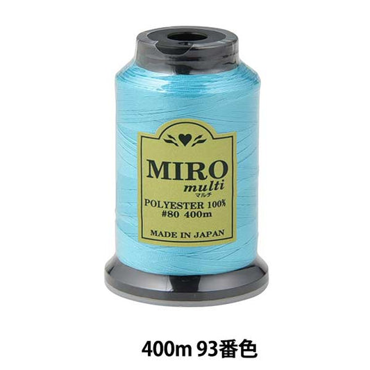 缝纫机线 “ Milo Multi Rock缝纫机线 80th 400m卷93颜色”