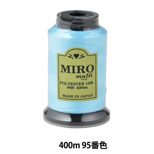 缝纫机线 “ Milo Multi Rock缝纫机线 80th 400m卷95颜色]