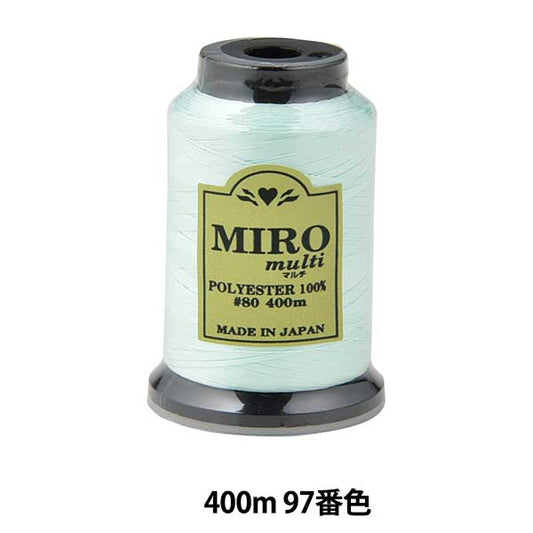 缝纫机线 “ Milo Multi Rock缝纫机线 80th 400m卷97颜色]