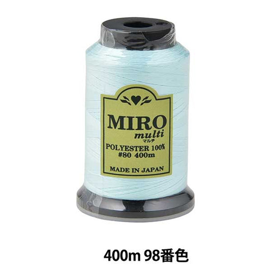 缝纫机线 “ Milo Multi Rock缝纫机线 80th 400m卷98颜色]