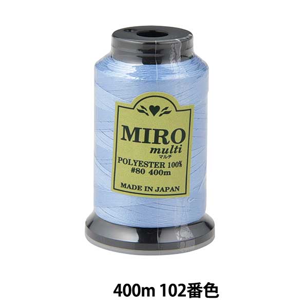 缝纫机线 “ Milo Multi Rock缝纫机线 80th 400m卷102颜色]