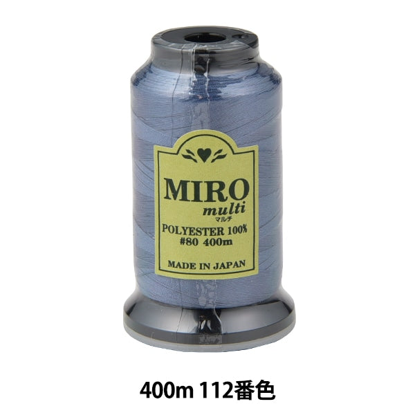 缝纫机线 “ Milo Multi Rock缝纫机线 80th 400m卷112颜色]