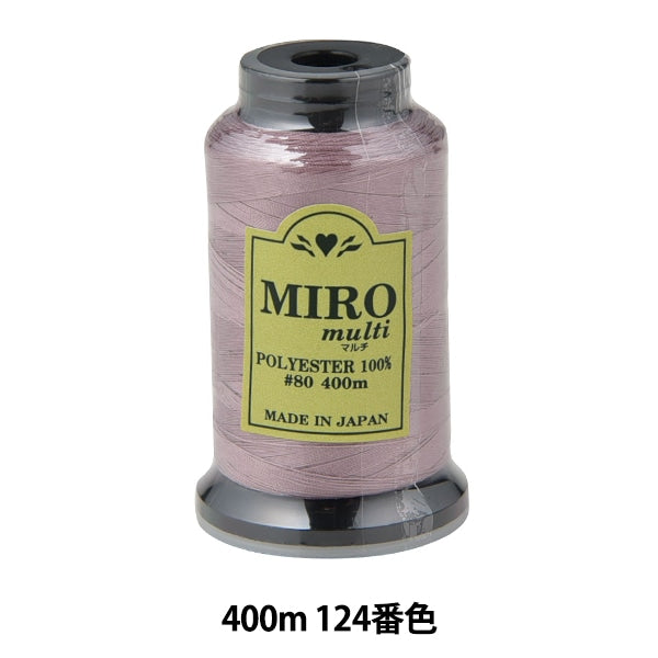 縫紉機線 “ Milo Multi Rock縫紉機線 80th 400m卷124顏色]