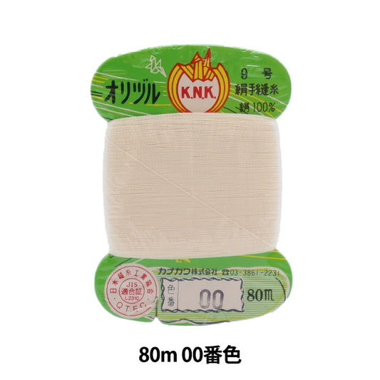 Hand -sewn thread "Orizuru ground sewing thread #40m 80m card winding kinari" Kanagawa