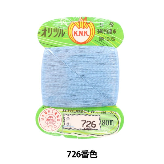 Hand -sewn thread "Orizuru ground sewing thread #40m card winding 726" Kanagawa