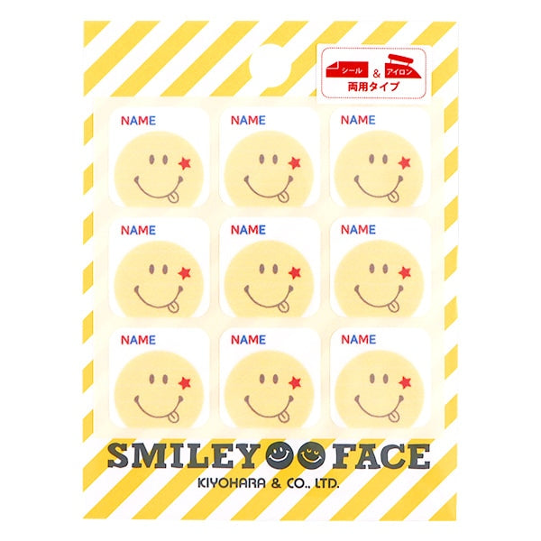 رقعة "ختم وعلامة اسم قابلة للكي Star Smiley SMI-20" KIYOHARA Kiyohara