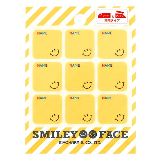 Patch "Seal & Iron Double Name Tag Face Smiley Smi-21" " KIYOHARA