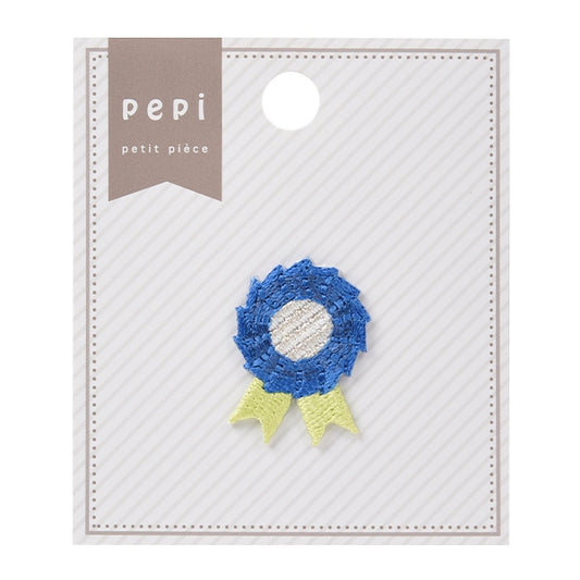 Emby "Pepi (Pepi) Applike Medal Blue 0003" Daruma Darma Yokota