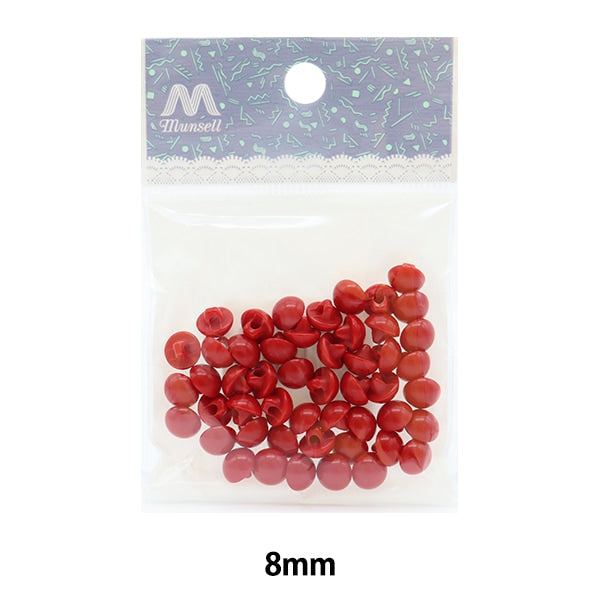 Pièces d'artisanat "Bouton de visée 8 mm 50 pièces rouges n ° 750-R-8"