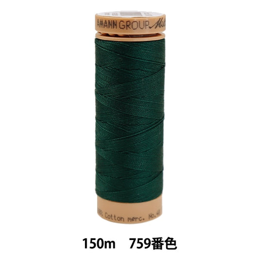 퀼팅을 위해실 "Metler Cotton Art9136 #40 약 150m 759 색상"