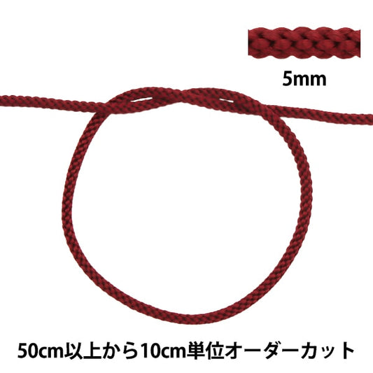 [수량 5에서] 수공예 끈 "EDO 문자열 너비 약 5mm 40 번째 컬러 275"