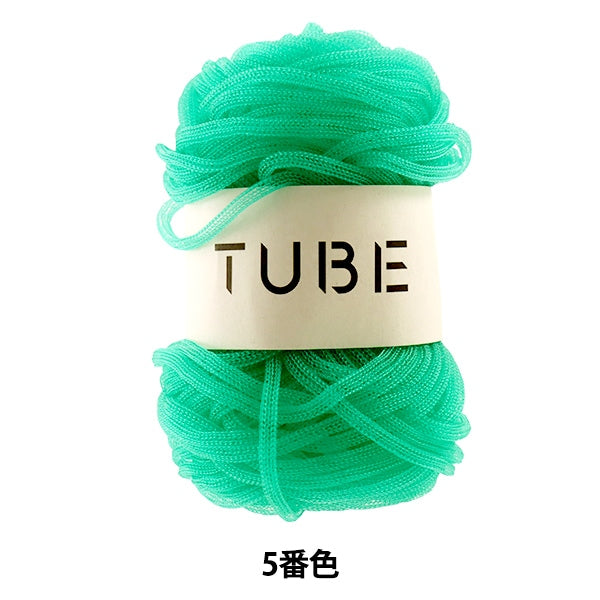 Lana primavera / estate "tubo (tubo) menta verde 5 ° colore" daruma dharma yokota