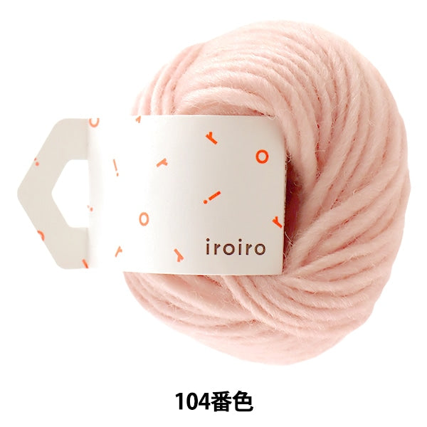 Yarn "IROIRO ROVING (various roving) 104 color baby pink" DARUMA DARUMA Yokota