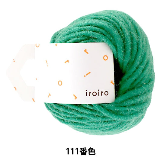 紗線 “ Iroiro Roving（各種巡迴）111彩色Emerald” Daruma DARUMA 橫田