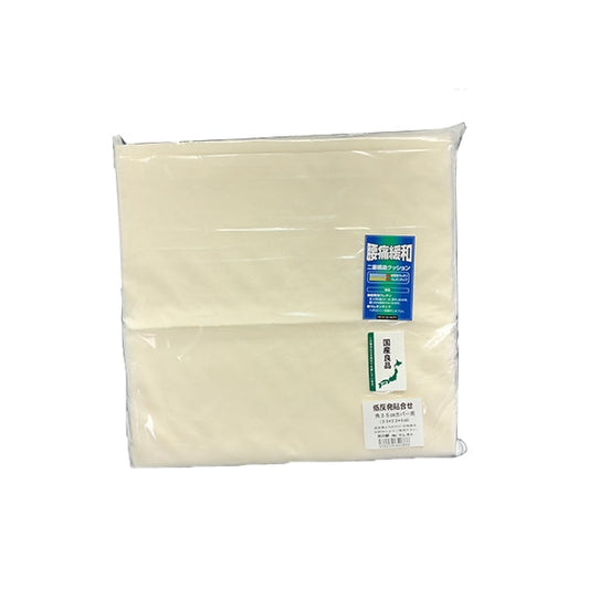 Cuscino nudo "33 cm quadrato x 4 cm di spessore con copertura uretano a bassa resilienza" Cresta