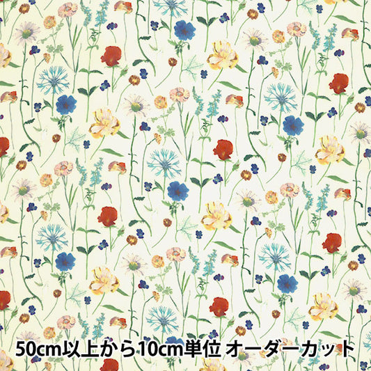 [수량 5에서] 천・원단 "Liberty Liberty Print Lyosel타나론 봄 정원]] Liberty Japan